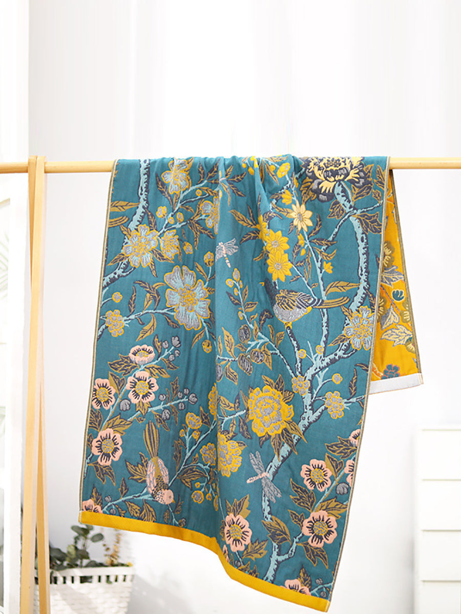 100%Cotton Flower Print Adult Bath Towel Secondary image