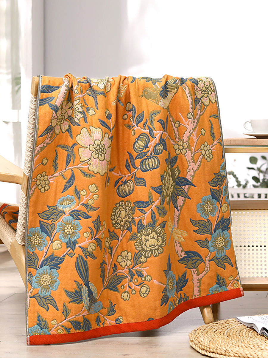 100%Cotton Flower Print Adult Bath Towel Main image
