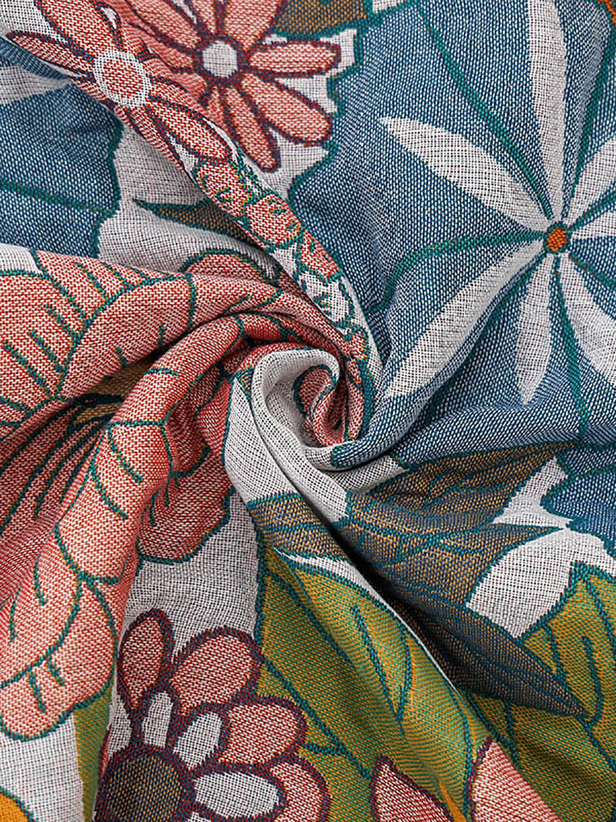 100%Cotton Blossoms Jacquard Adult Bath Towel Secondary image