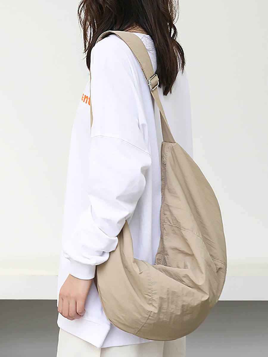 Casual Commute Solid Nylon Crossbody Bag Main image