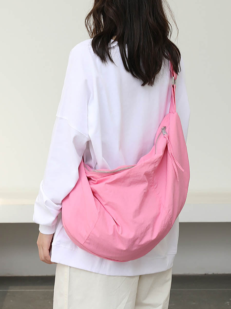 Casual Commute Solid Nylon Crossbody Bag Secondary image