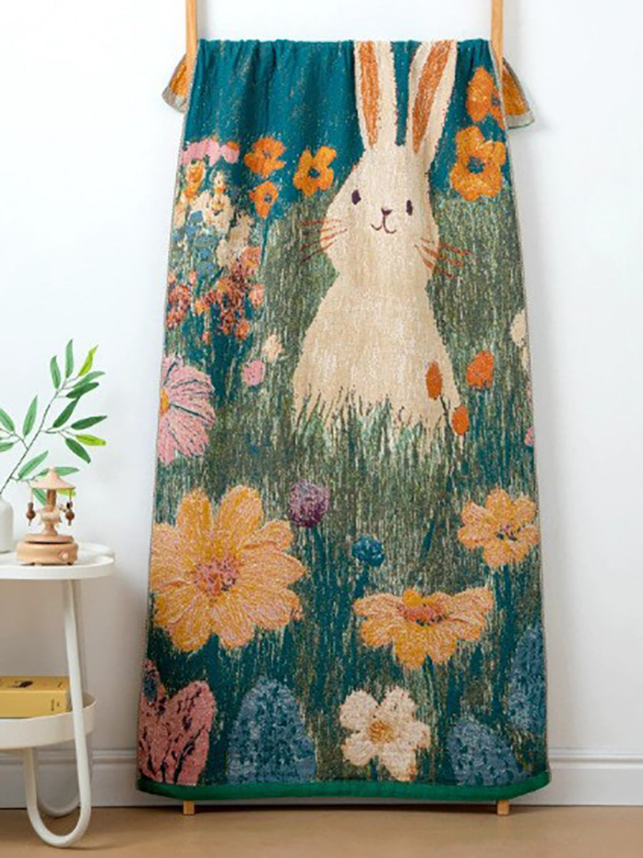100%Cotton Flower Jacquard Adult Bath Towel Secondary image