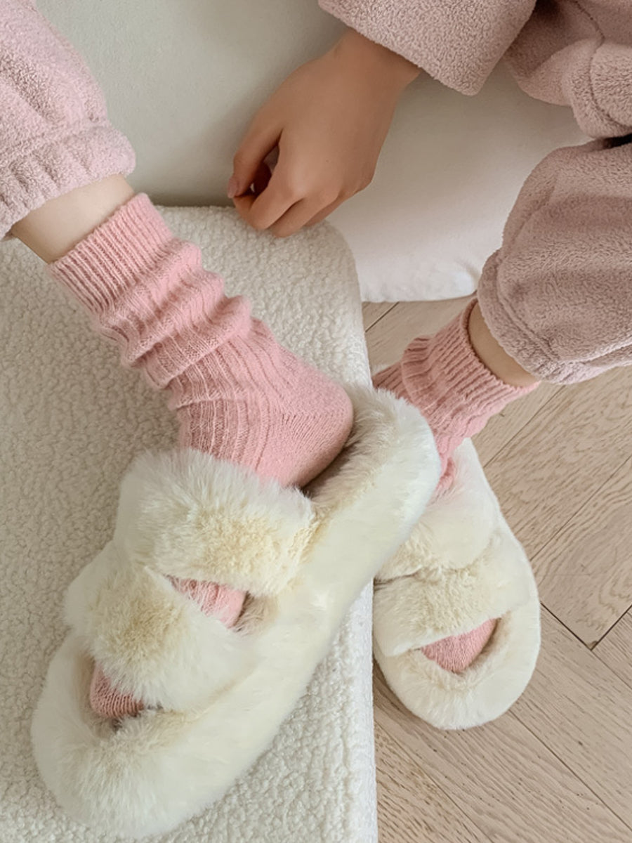 5 Pairs Women Winter Warm Soft Socks