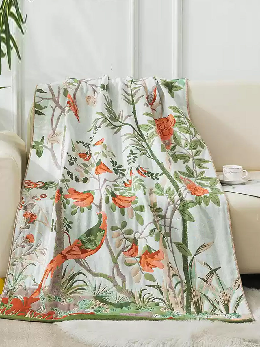 100%Cotton Adult Flower Bath Towel Main image