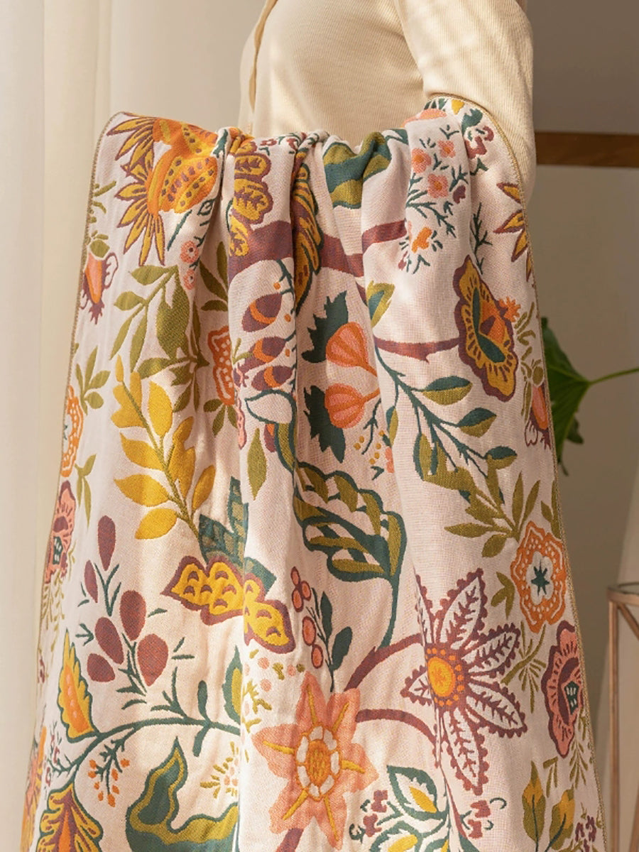 100%Cotton Flower Adult Tassel  Bath Towel Main image