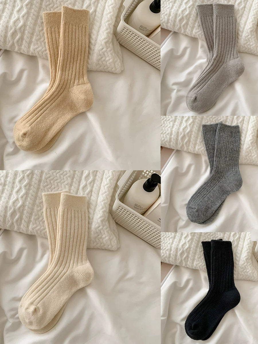 5 Pairs Women Winter Warm Soft Socks