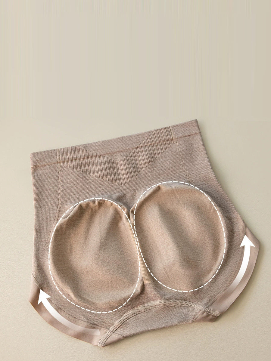 5 Pieces Women Casual High Waist Underwear