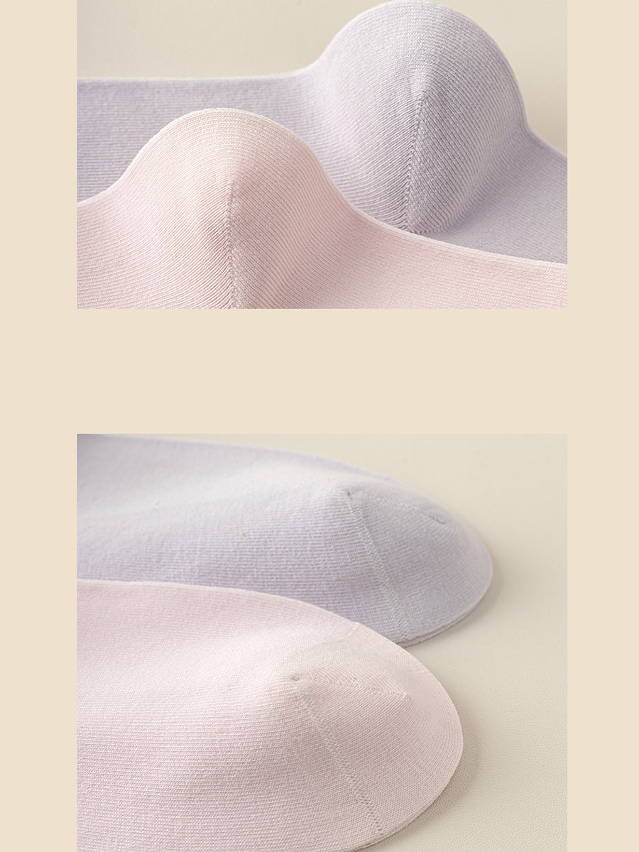 6 Pairs Women Summer Pure Color Socks