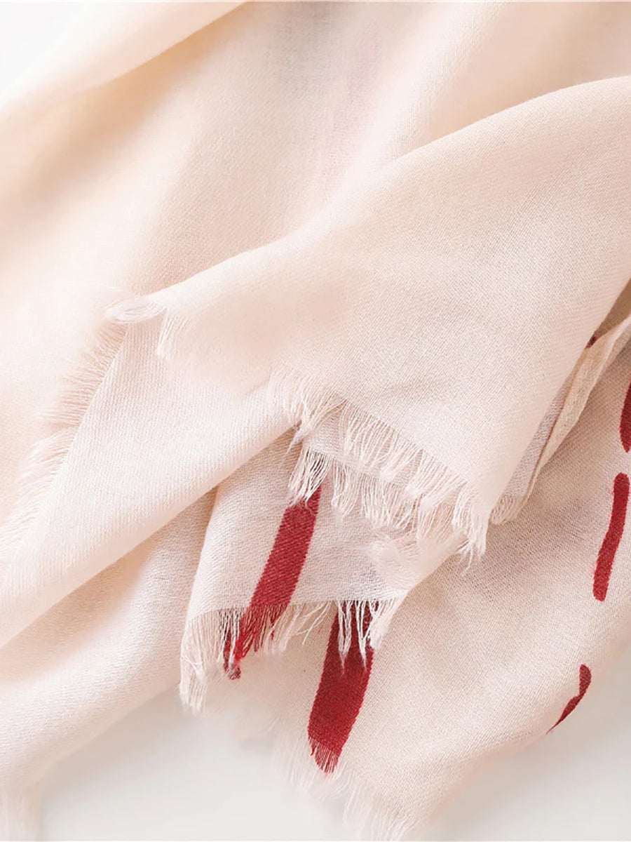 Plant Print Sunscreen Shawl Scarves