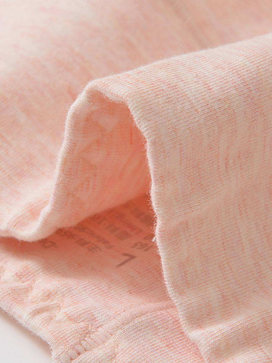 5 Pieces Women Pure Color High Waist Cotton Underwear