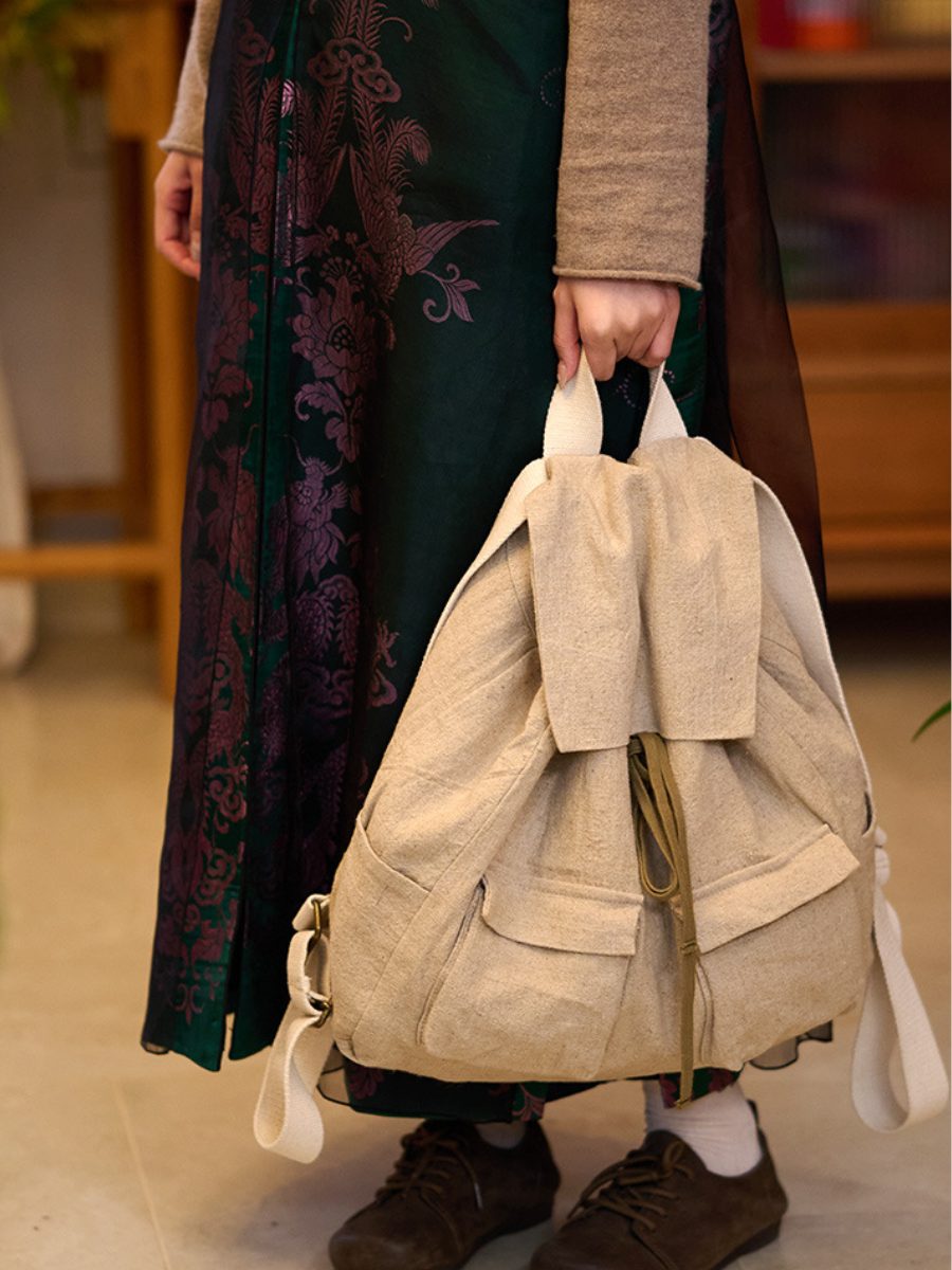 Artistic Casual Canvas Backpack