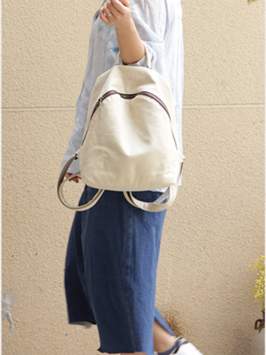 Casual Traval Canvas Backpack
