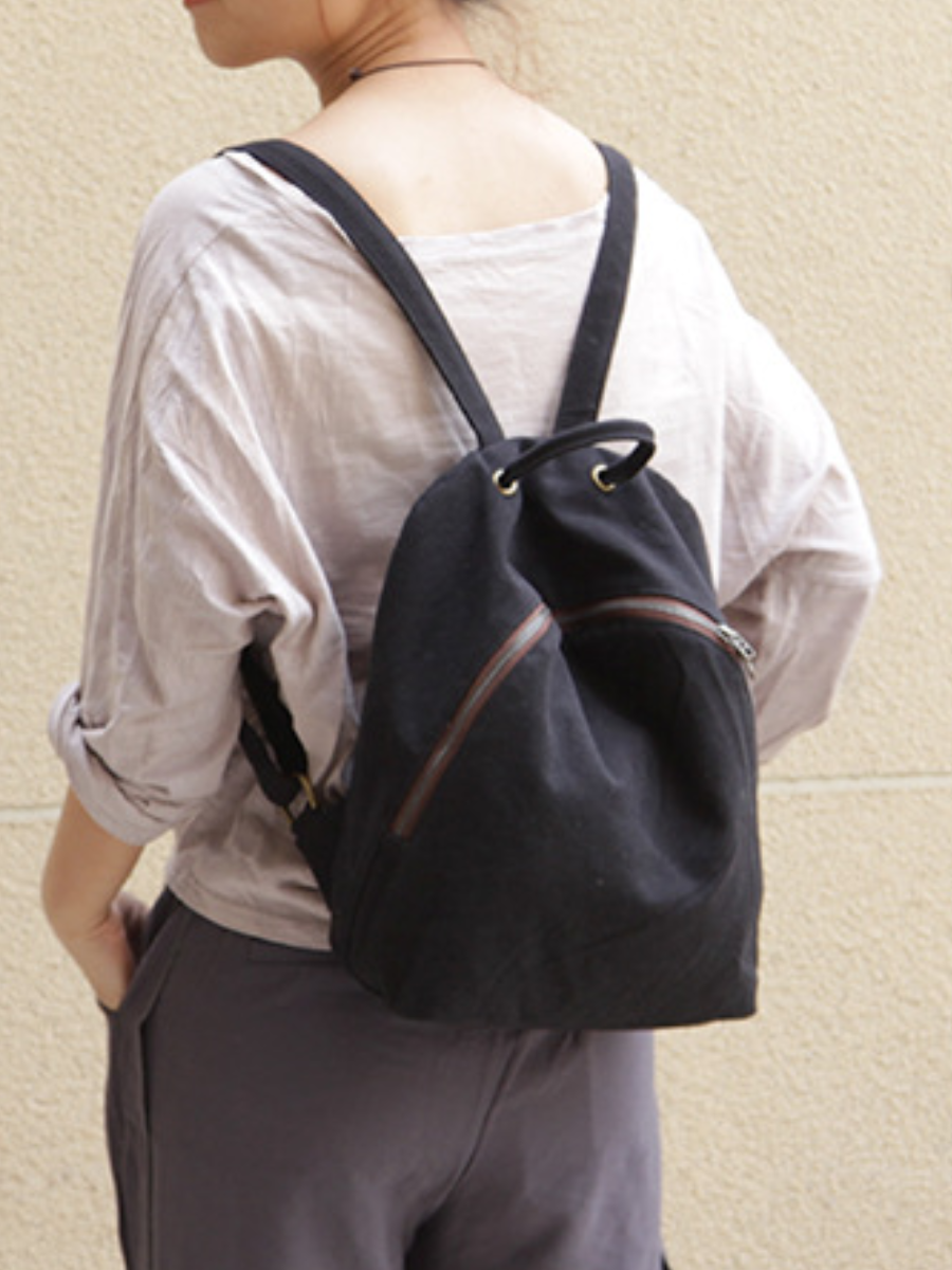 Casual Traval Canvas Backpack