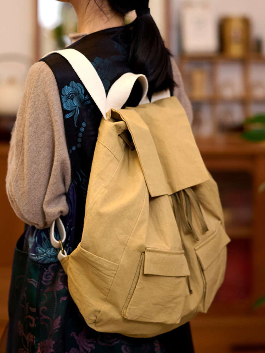 Artistic Casual Canvas Backpack