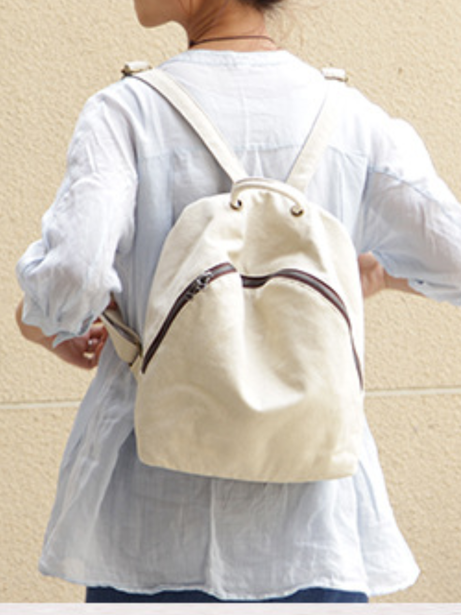 Casual Traval Canvas Backpack