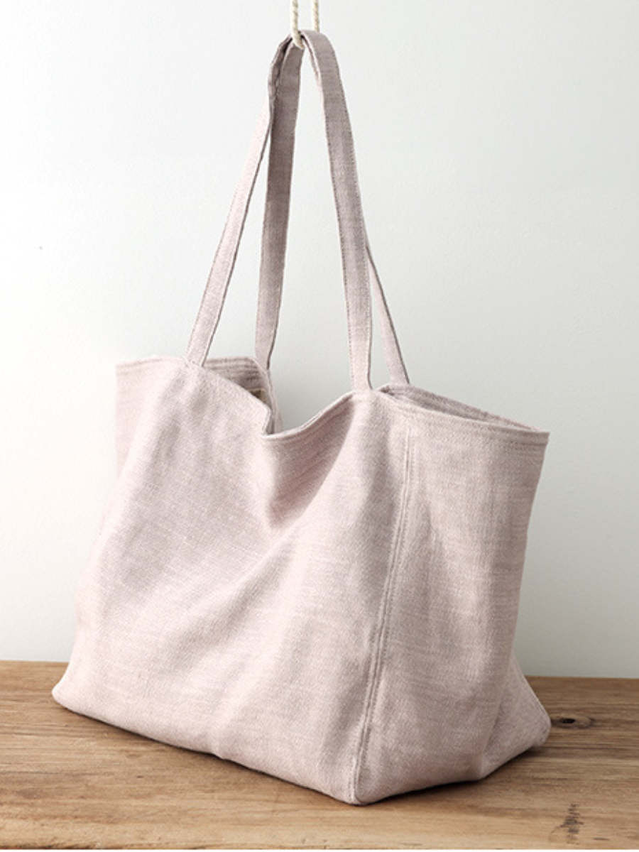 Japanese Style Large Capacity Slouchy Canvas Bag