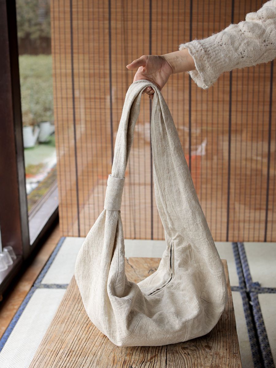Casual Ethnic Jacquard Large Capacity Crossbody Bag