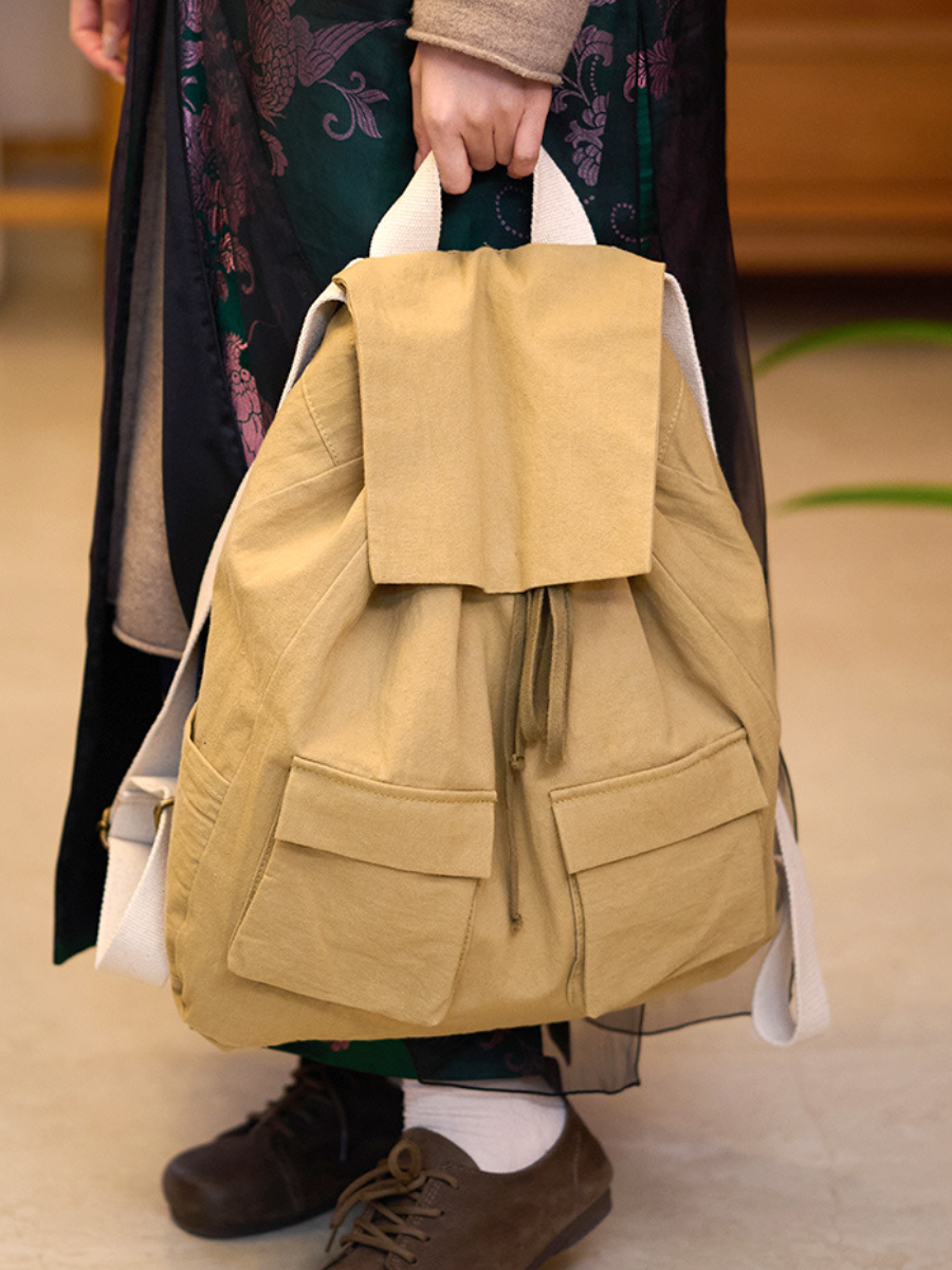 Artistic Casual Canvas Backpack