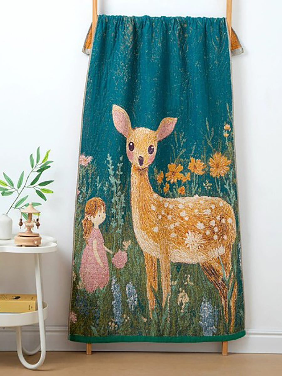 100%Cotton Flower Jacquard Adult Bath Towel