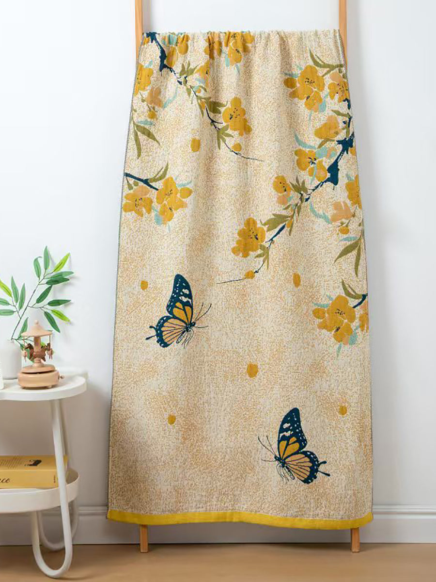100%Cotton Flower Jacquard Adult Bath Towel